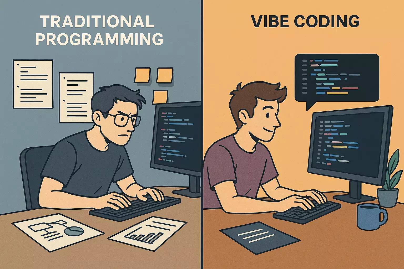 Traditional or Vibe coding