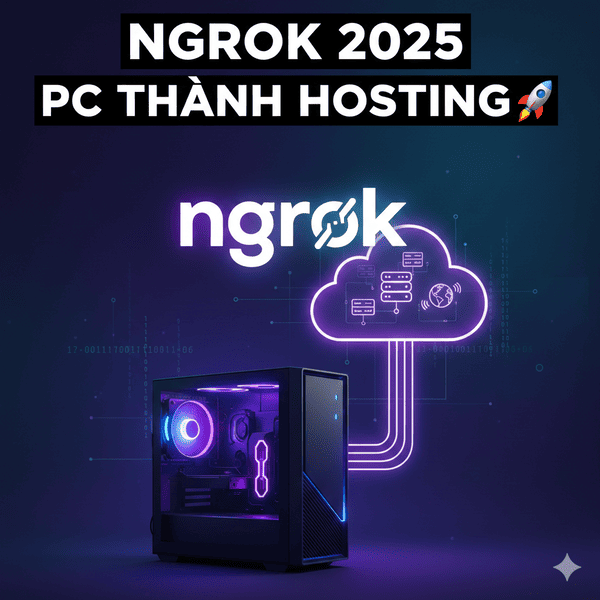 Biến Máy Tính Cá Nhân Thành Hosting Với Ngrok: Hướng Dẫn 2025