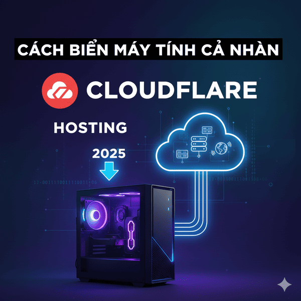 Biến Máy Tính Cá Nhân Thành Hosting: Cách Sử Dụng Cloudflare Tunnel A-Z
