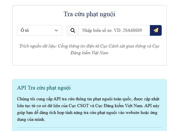 Cách làm api phạt nguội bằng laravel